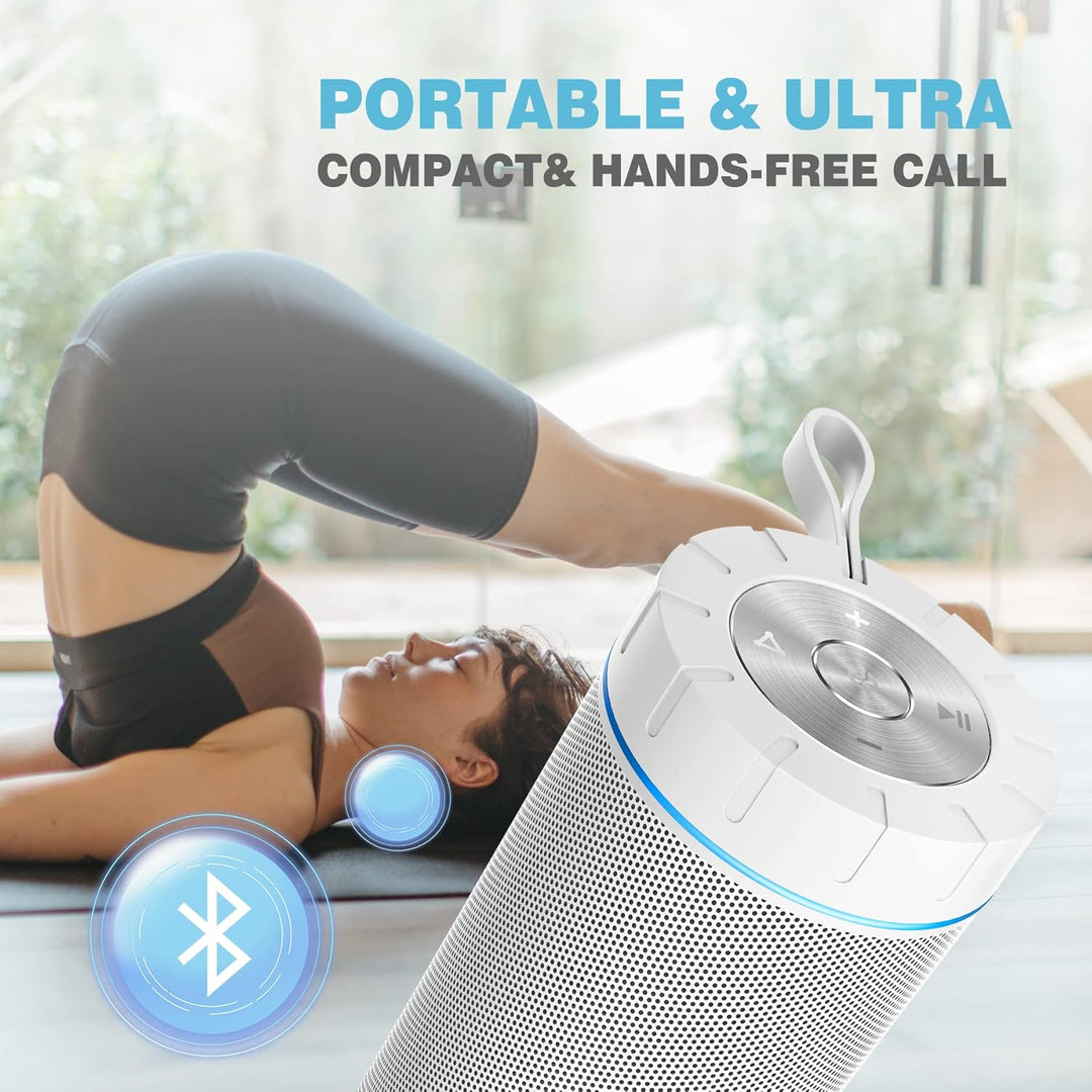 Comiso X26 Altavoz Bluetooth, altavoces impermeables IPX4, sonido e...