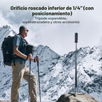 K&F CONCEPT Palo selfie plegable de 36.4 pulgadas compatible con Insta360