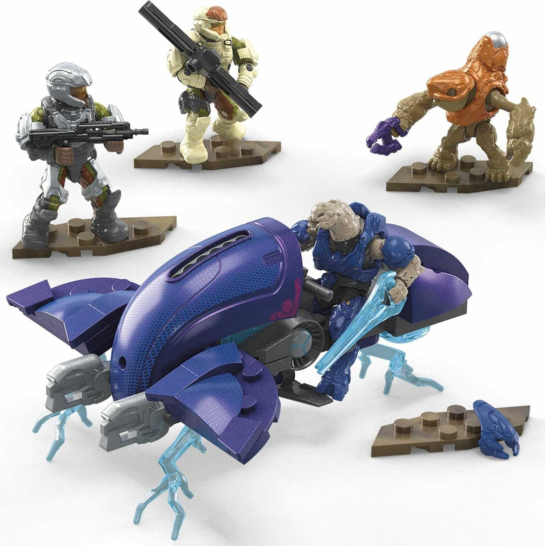 MEGA Halo Toy Building Set Ghost of Requiem con 135 piezas