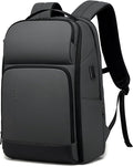 FENRUIEN Mochila de viaje de 17 pulgadas, color gris
