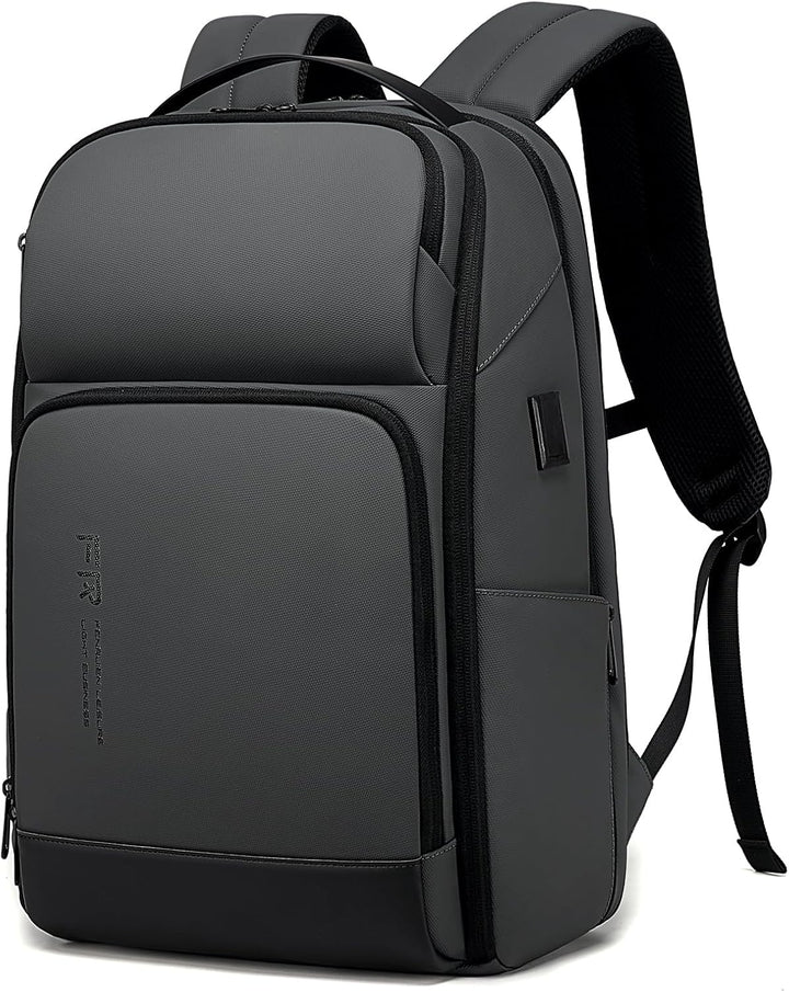 Mochila para portátil de 17 pulgadas para hombre de FENRUIEN, Gris,...