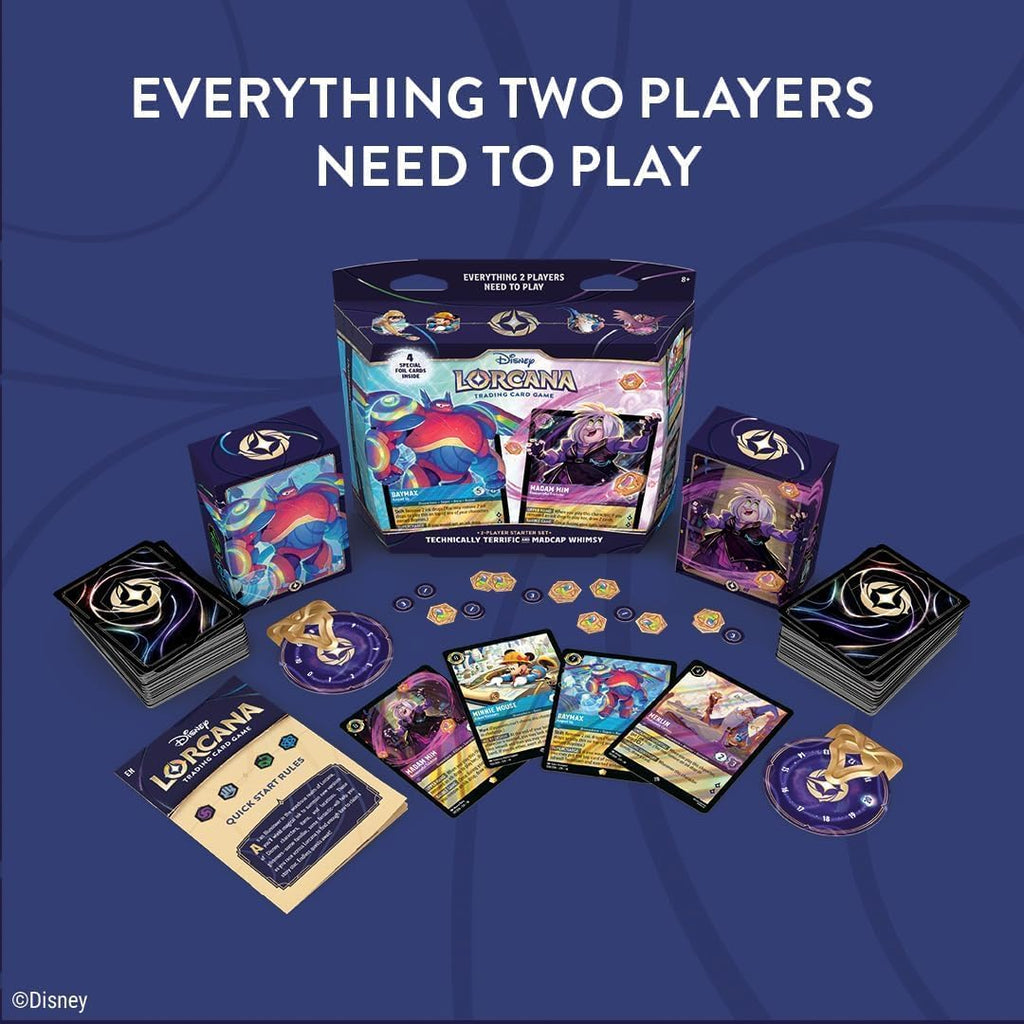 Ravensburger Disney Lorcana TCG: Hyperia City - Juego de iniciación para 2
