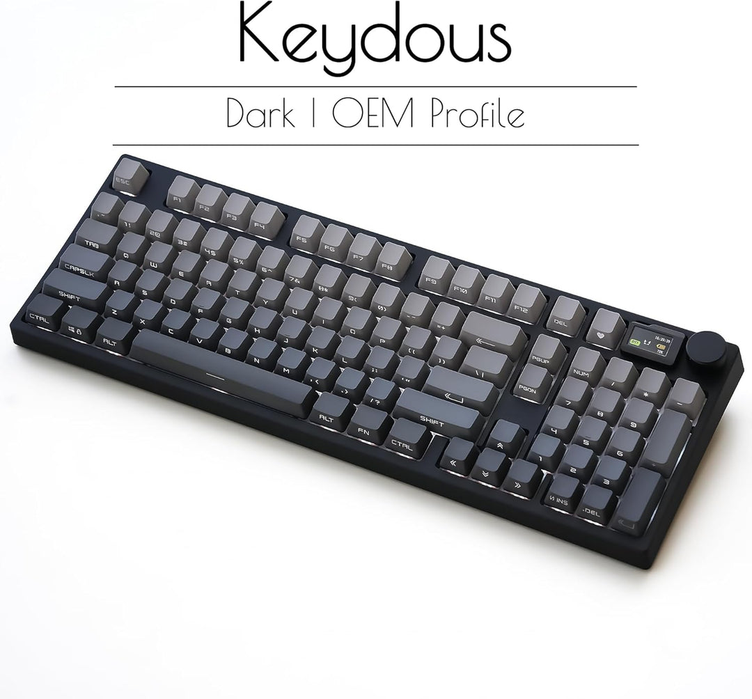 NJ98 Teclado mecánico inalámbrico personalizado con perilla de pant...