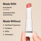 Bálsamo labial Honest Beauty tintado, melón de verano, vegano, más...