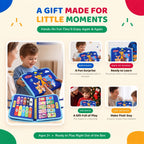 URBAN TOYS Montessori - Tablero de actividades, libro ocupado