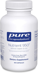 Pure Encapsulations Nutrient 950 sin cobre y hierro | Fórmula hipoa...