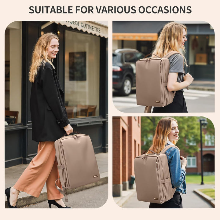 GOLF SUPAGS Elegante mochila para computadora portátil para mujer,...