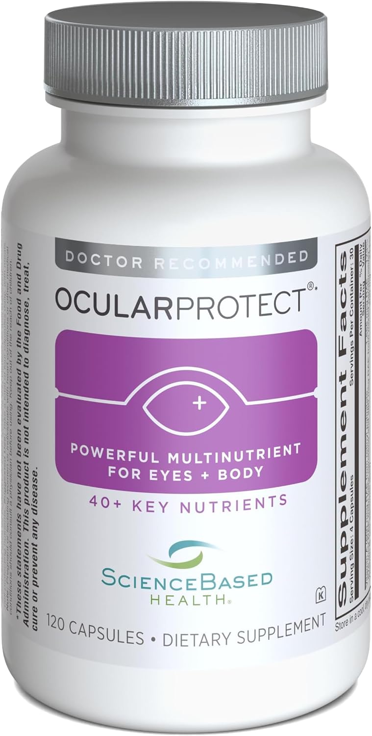 ScienceBased Health OcularProtect - Multivitamínico diario con apoy...