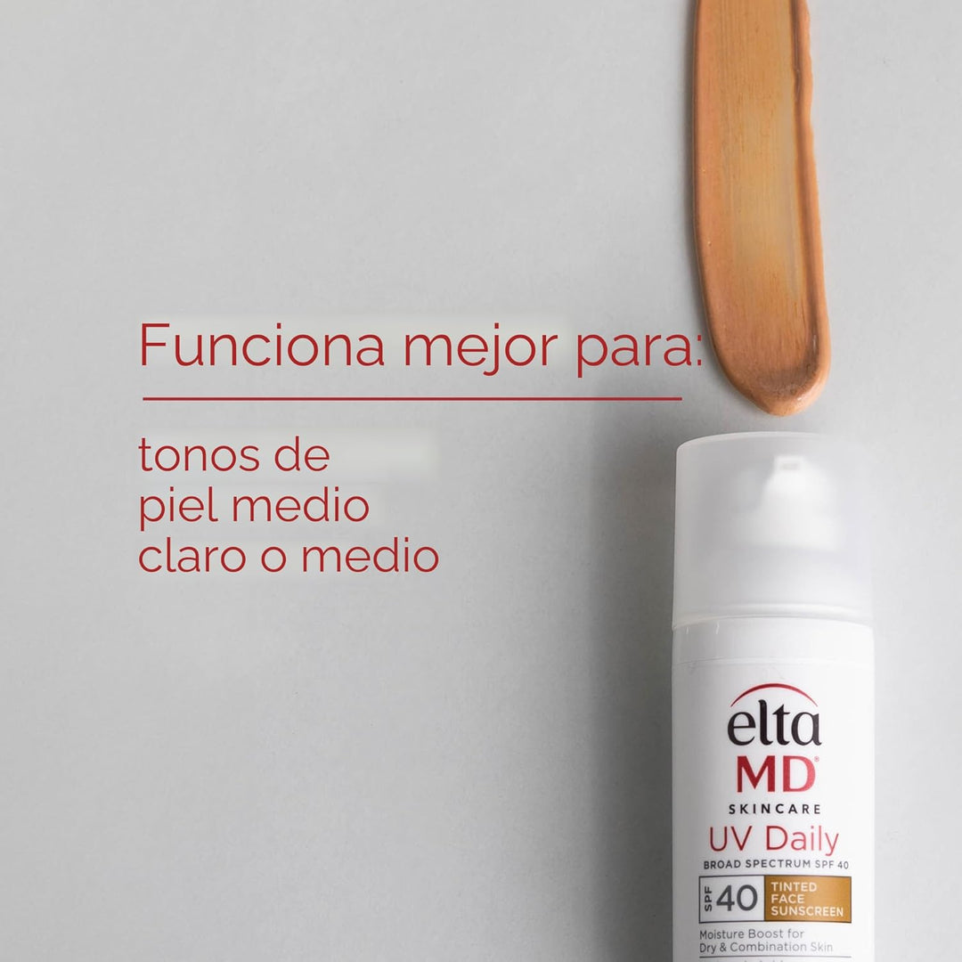 EltaMD - Hidratante facial con protector solar UV diario con óxido...