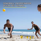 Spikeball 3 Ball Juego Original de Red Redonda - Incluye 3 Pelotas, Red y Bolsa