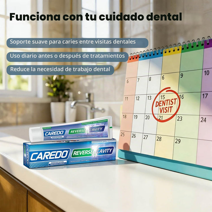 CAREDO Tratamiento de pasta de dientes para adultos, reparación de...