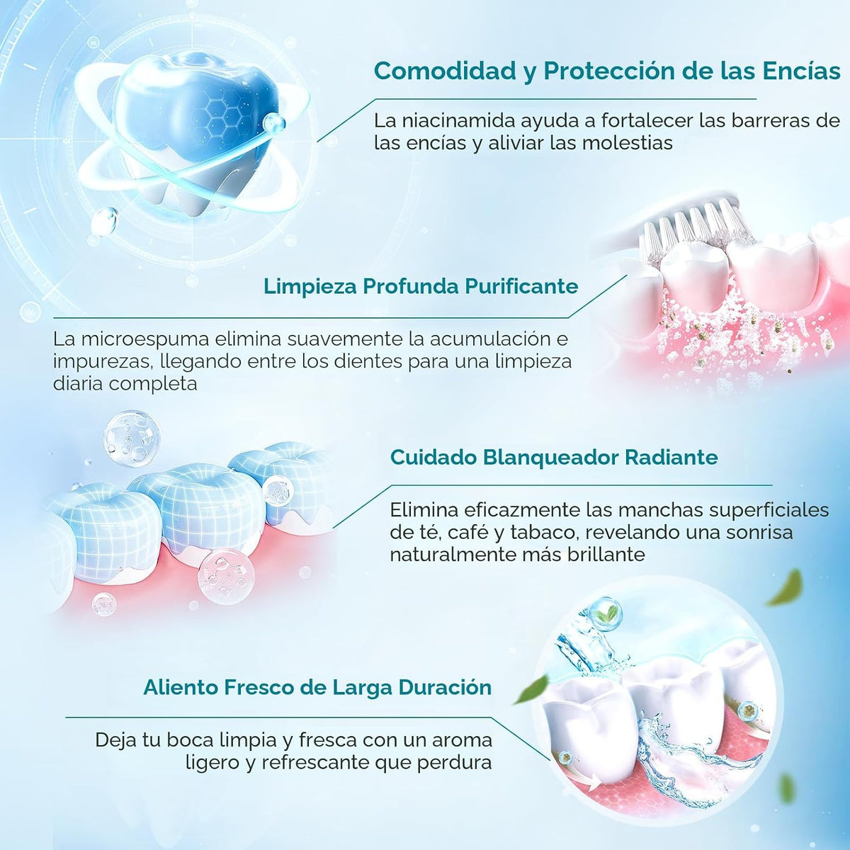 BodyAccel Pasta de dientes blanqueadora con Niacinamida \u2013 Past...