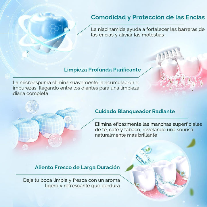 BodyAccel Pasta de dientes blanqueadora con Niacinamida \u2013 Past...
