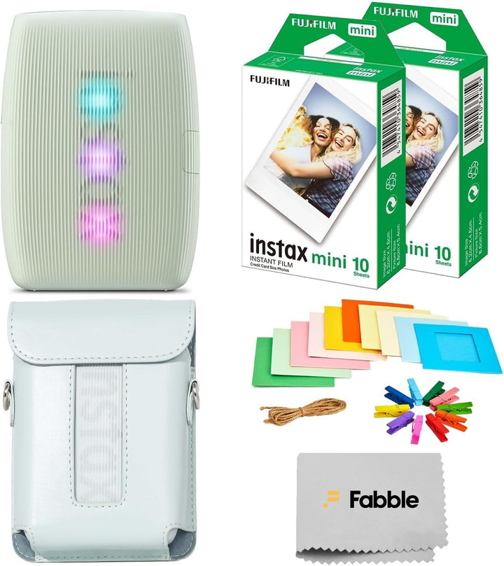 Fujifilm Impresora Instax Mini Link 3 para smartphone, paquete verd...