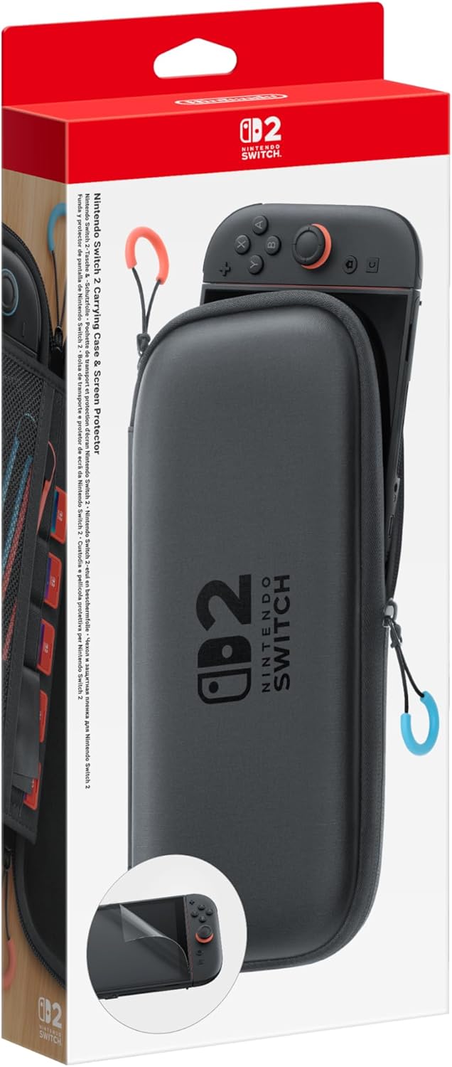 Nintendo Funda de transporte y protector de pantalla para