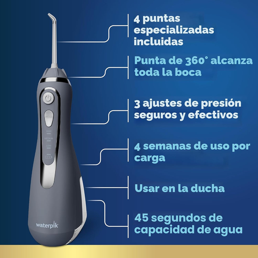 Waterpik Irrigador dental avanzado 2.0 inalámbrico para dientes, en...