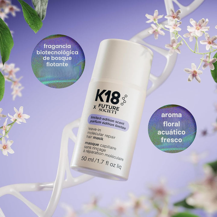 K18 Mascarilla Molecular Capilar Sin Enjuague, Repara el Cabello Se...