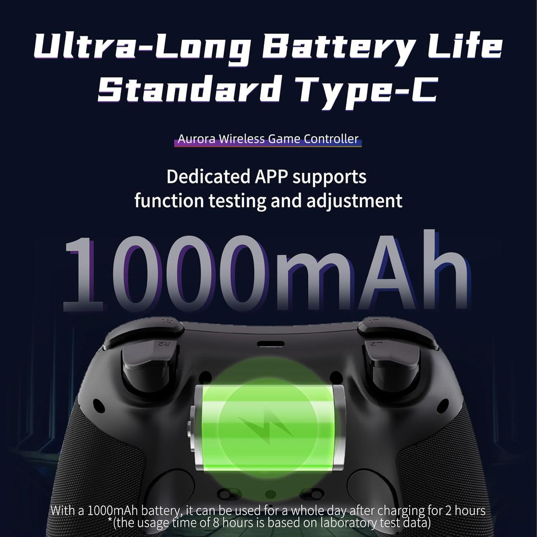 AceGamer Aurora II 2.4G Wireless Bluetooth Controller for PC\/Andro...