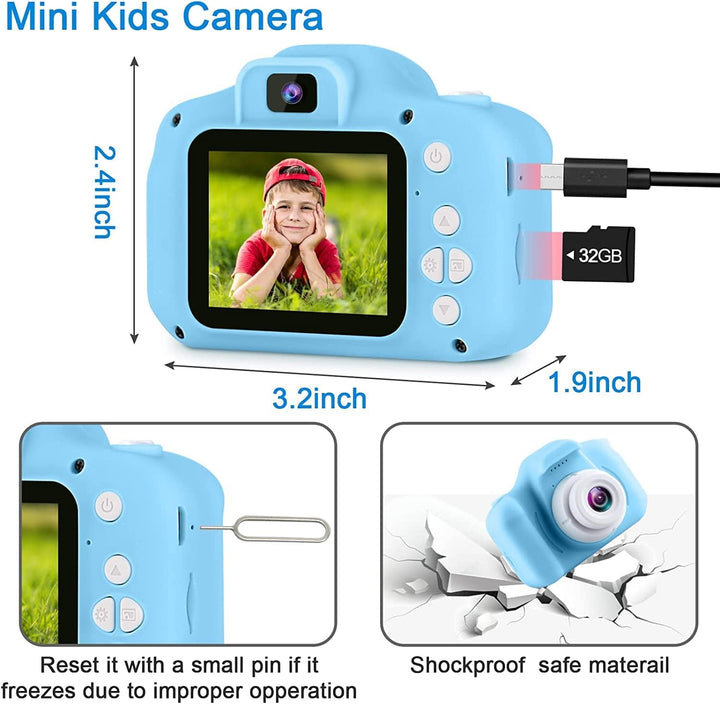 GKTZ Juguetes para niñas de 3 a 8 años, cámara digital para niños,...