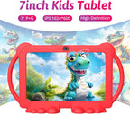 Tablet para niños, Android 12 tabletas para niños de 7 pulgadas, Rojo 7 pulgadas