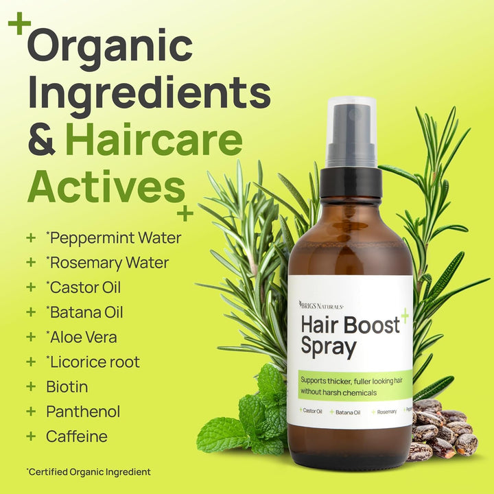Brigs Naturals Spray para aumentar el cabello para un cabello de as...
