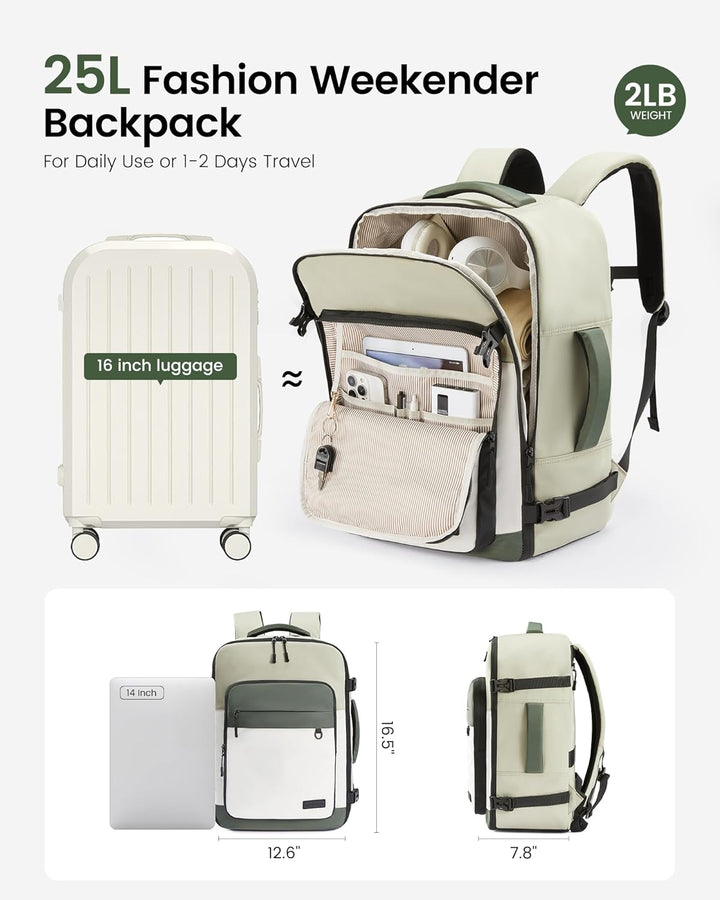 LOVEVOOK Mochila de viaje para mujeres y hombres, mochila de mano p...