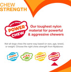 Nylabone Power Chew Favorites de los Clientes Juguetes para Masticar para Perros, Paquete de 3, Grande