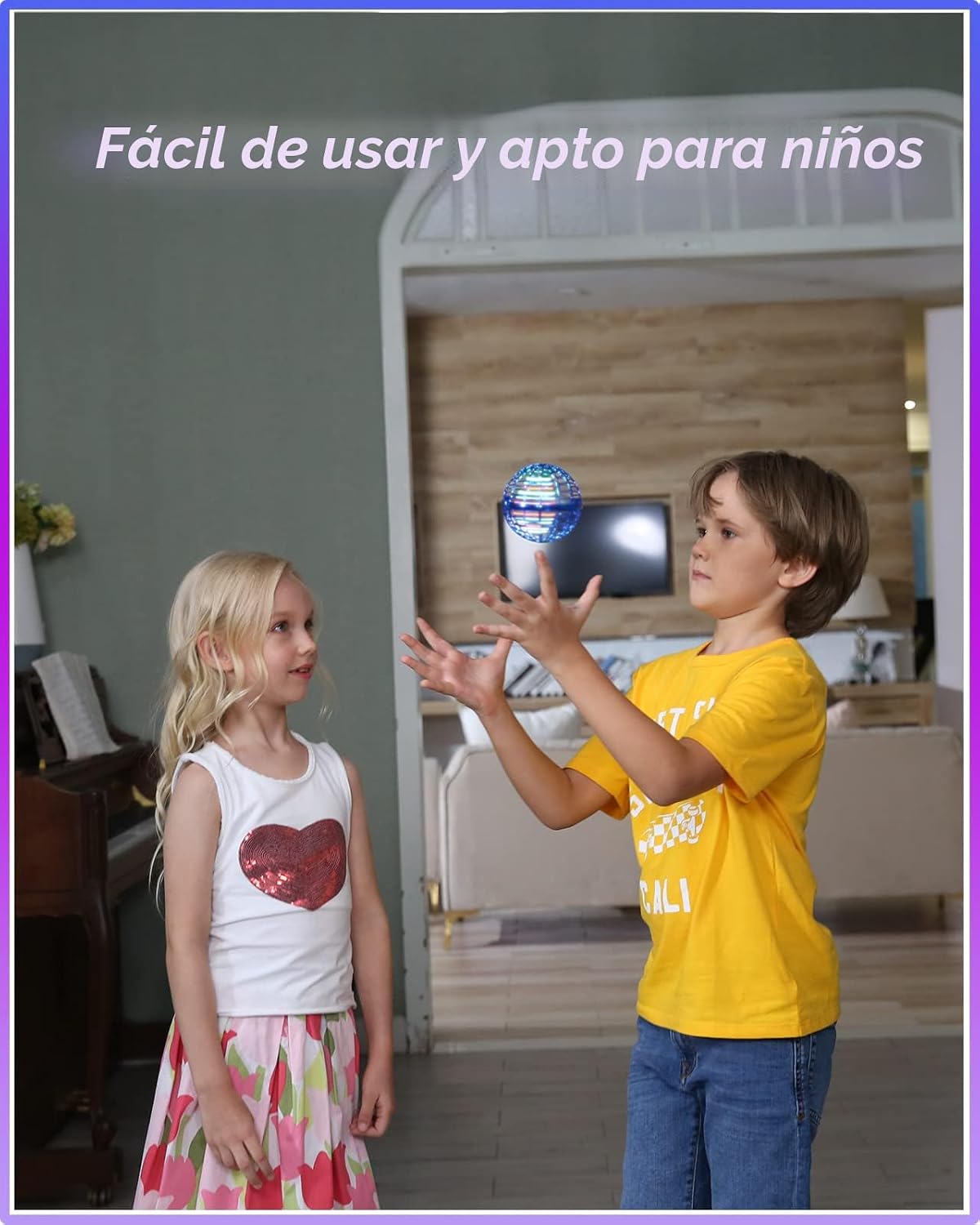 Minidron profesional operado a mano para niños y adultos, juguete de bola voladora con luz LED, flecha, cohete, interactivo, regalo para niños y niñas mayores de 6 años