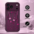 OOK Funda para iPhone 18 Pro de 6.3 pulgadas con flores florales color