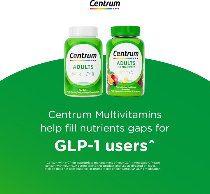 Centrum MultiGummies Gummy Multivitamínico para adultos, suplemento...