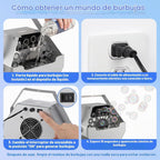Theefun Máquina de burbujas 750ML Control manual Metal Bubble Soplador