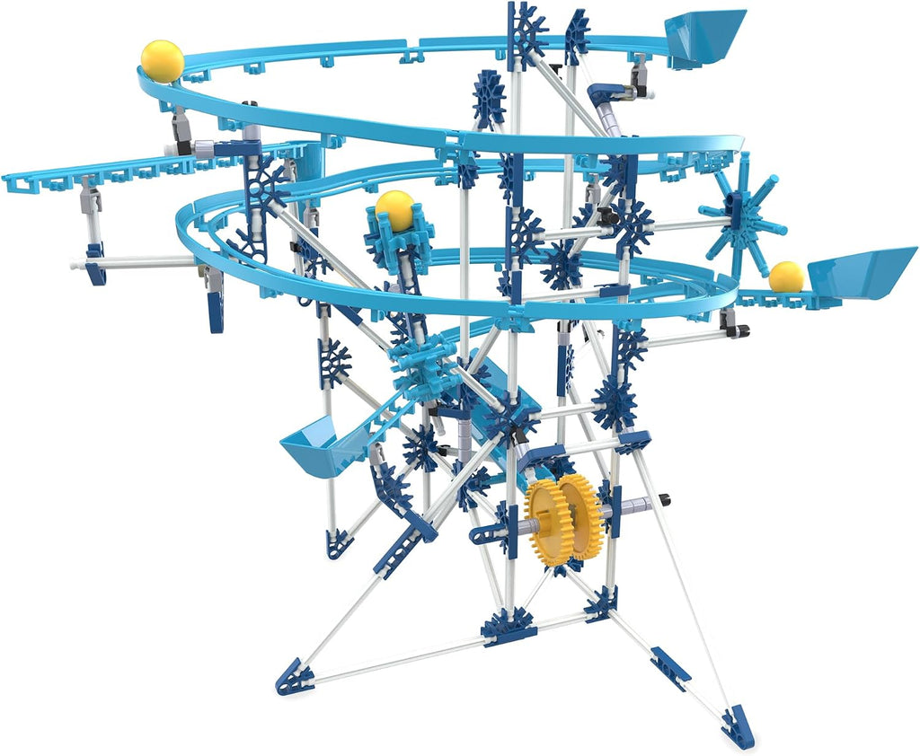K'NEX - Pista de Canicas con Motor, 504 Piezas, Construcción STEM, Set de Construcción para Niños, Edades 8+