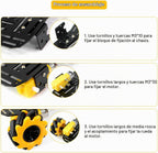 4WD Mecanum Robot Chassis Kit para Arduino y Raspberry Pi