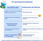 Autobrush - Cepillo de dientes eléctrico en forma de U para niños, Dinosaurio de 3 a 5 años