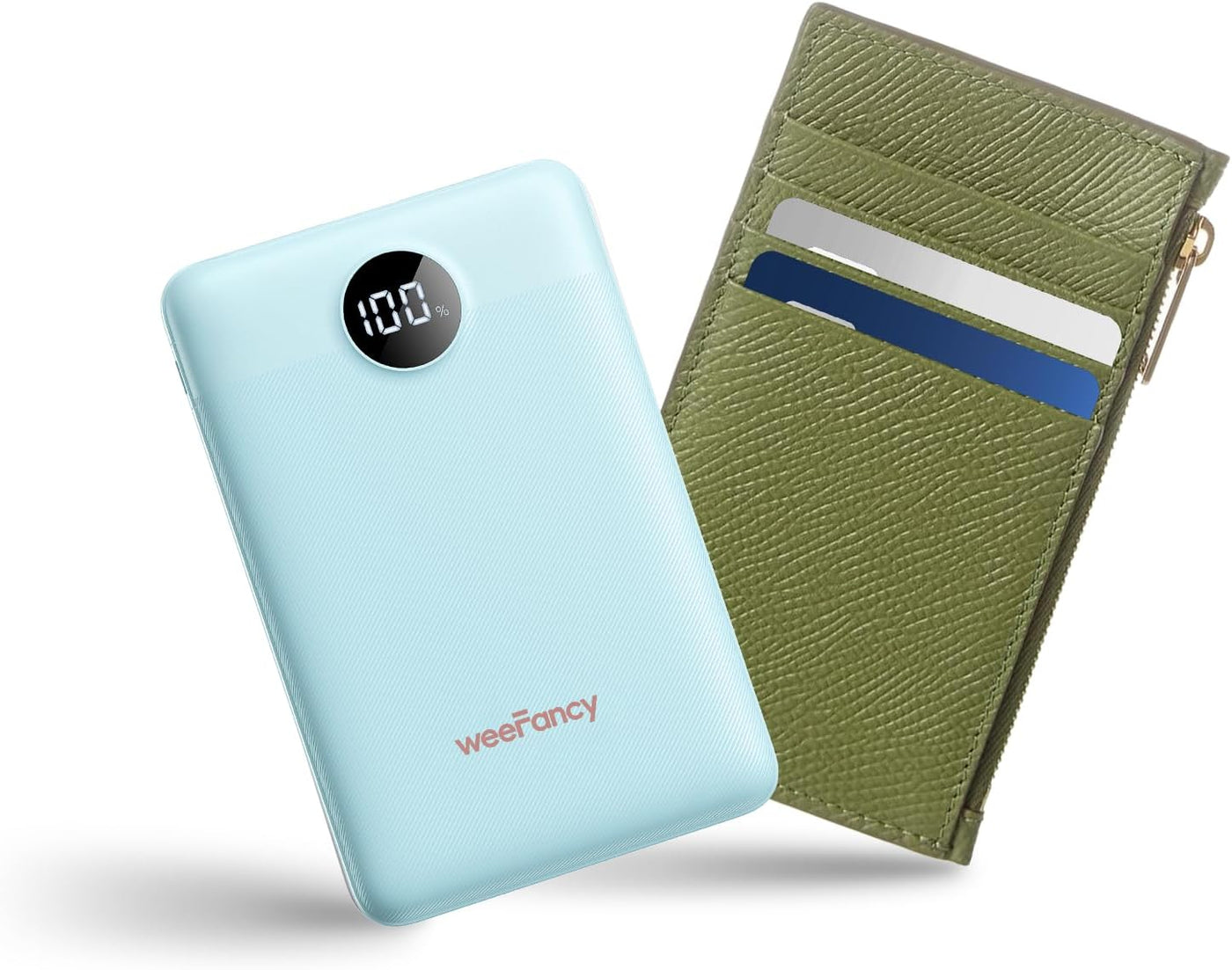 WeeFancy Cargador portátil pequeño de 10000mAh, mini banco de energ...