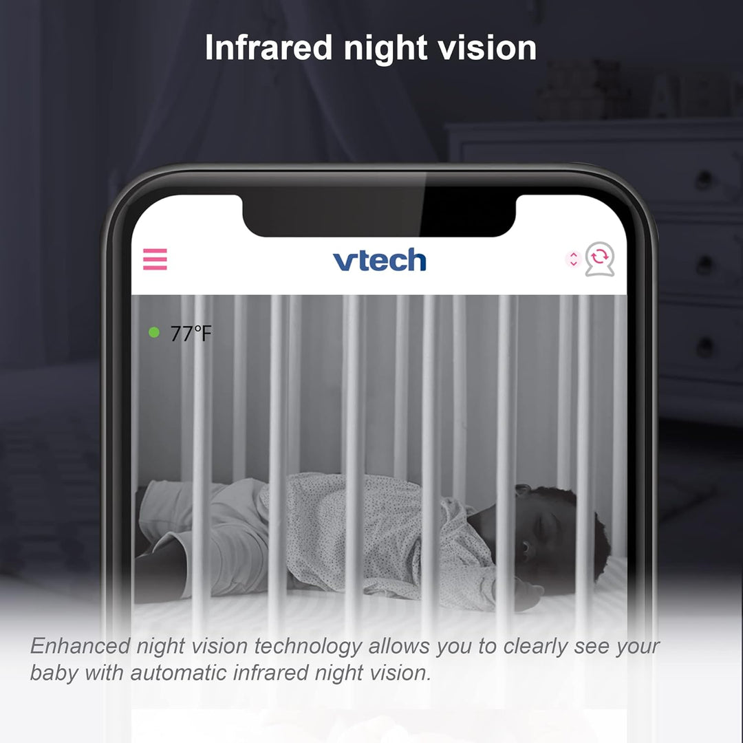 VTech RM9751 Yellow Daisy Smart Wi-Fi Cámara para bebé