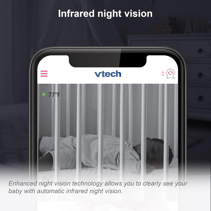 VTech RM9751 Yellow Daisy Smart Wi-Fi Cámara para bebé
