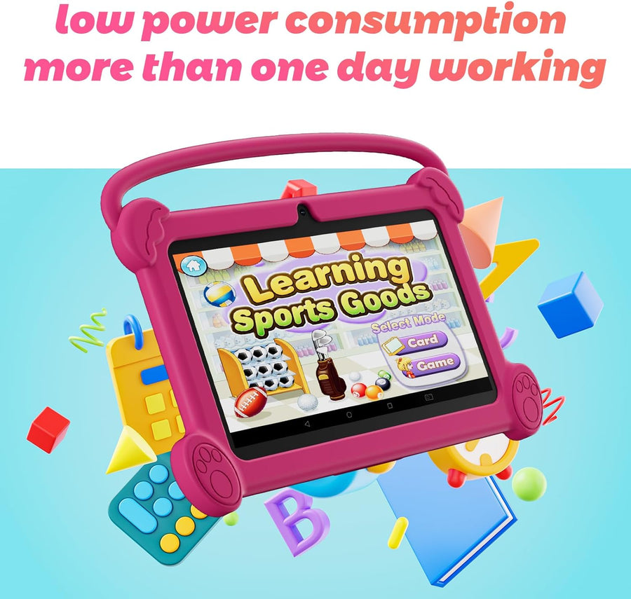 DIGITHINK Tableta para niños de 7 pulgadas 3-9 con funda protectora...