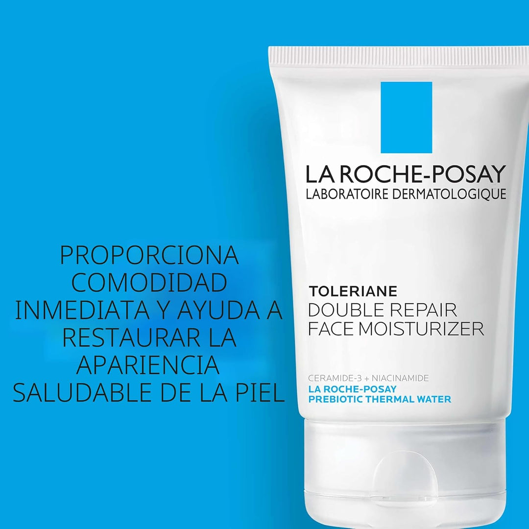 La Roche-Posay Toleriane - Crema hidratante facial de doble reparac...