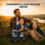 Binoculares para niños – Juguete perfecto para niños pequeños y niñas – Juego extenso que incluye lupa y brújula – Potente aumento 8 x 21 – niños de 3 a 12 años para niños pequeños