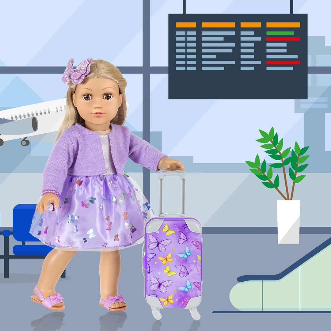 DONTNO Accesorios para muñeca americana de 18 pulgadas con juego de...