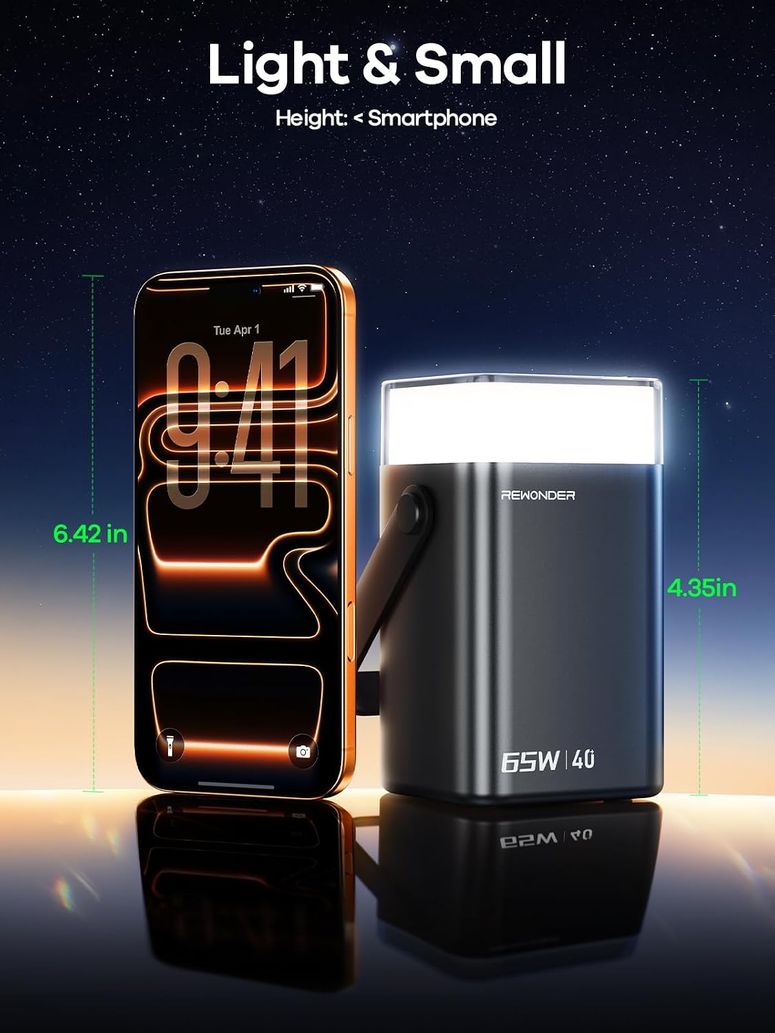 65W Banco de energía 40000mAh portátil cargador portátil batería -...