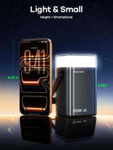 65W Banco de energía 40000mAh portátil cargador portátil batería -...