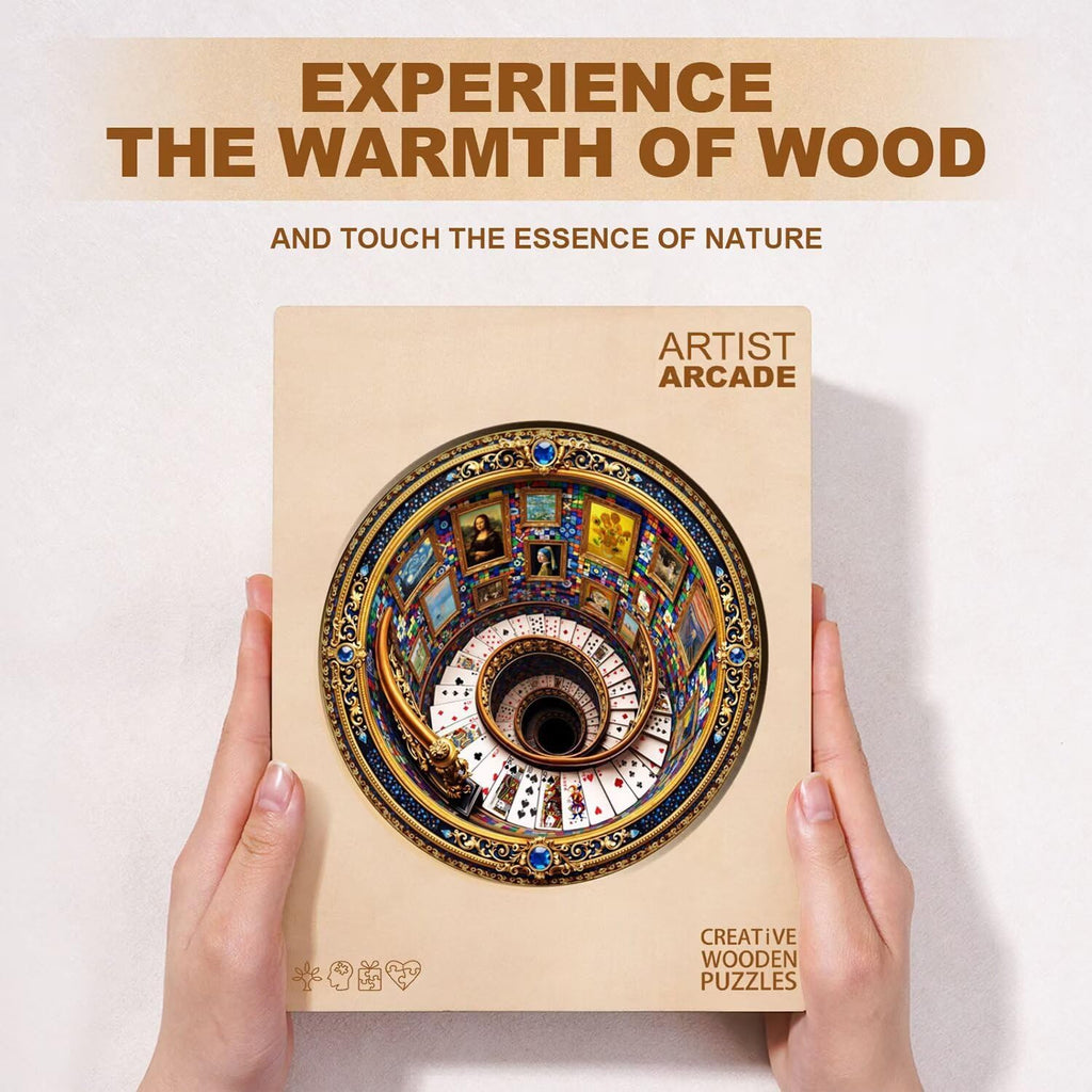Rompecabezas de arcada de artista, regalos para adultos, para mujeres y hombres, de madera, 270 piezas, 13.4 x 13.4 pulgadas