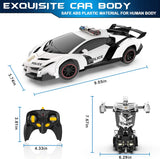 FDJ Auto a control remoto - Auto robot que se transforma, juguetes...