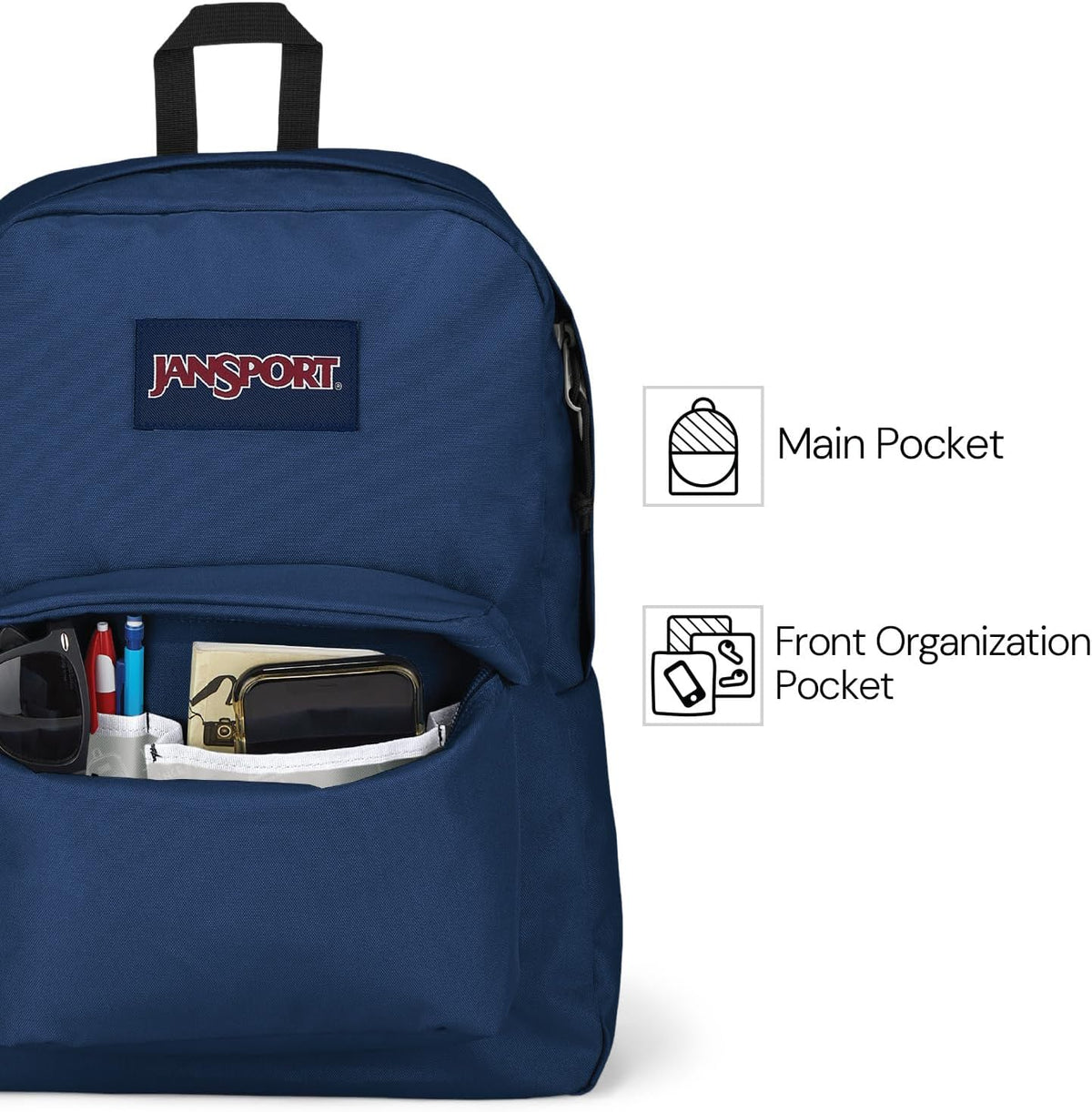 JanSport Mochila Superbreak Plus, Tamaño único