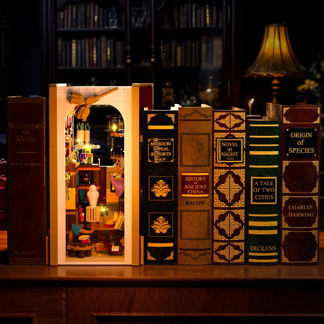 Juego de construcción Magic Booknook con luz LED 0142 in