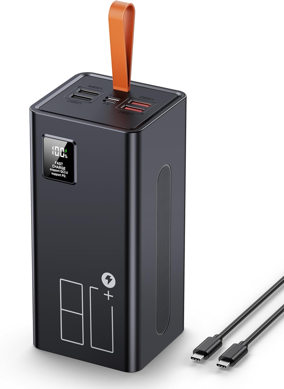 Relliphent Cargador portátil de 80000 mAh, 30 W PD QC 3.0 cargador...