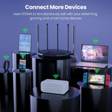 Tenda Router WiFi 6 para el hogar, enrutador Gigabit de doble banda...