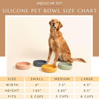 ¿Deberíamos Ir? Cuenco de agua para perros - El plato perfecto sin derrames, menos desorden, no se vuelca, cuenco de agua y comida, de silicona pura con ventosa, capacidad para 5 tazas, 19 cm de ancho